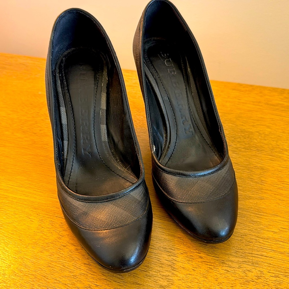 Black Burberry Heels